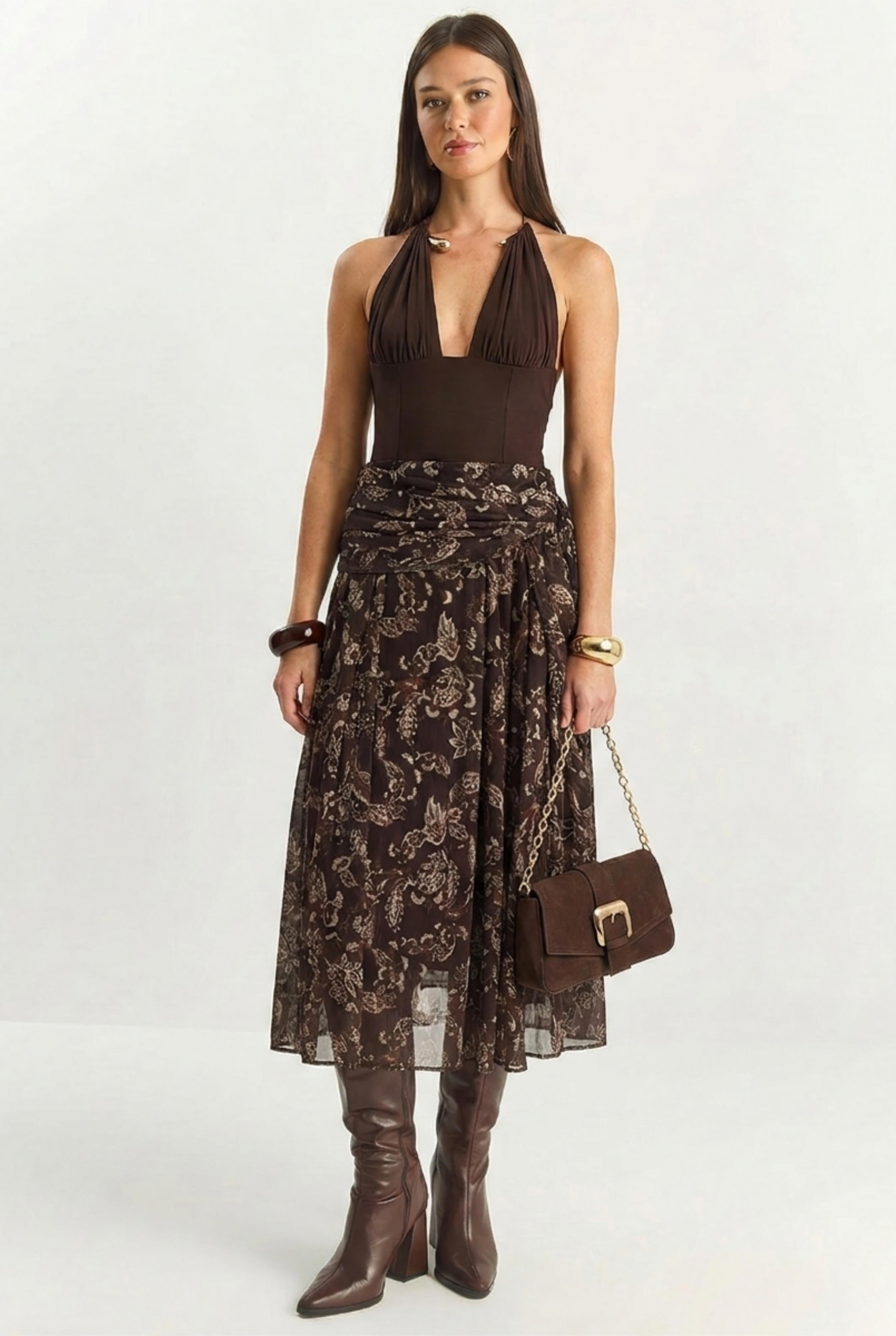 Women's Brown Skirt
