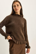 Brown‎ Sweater