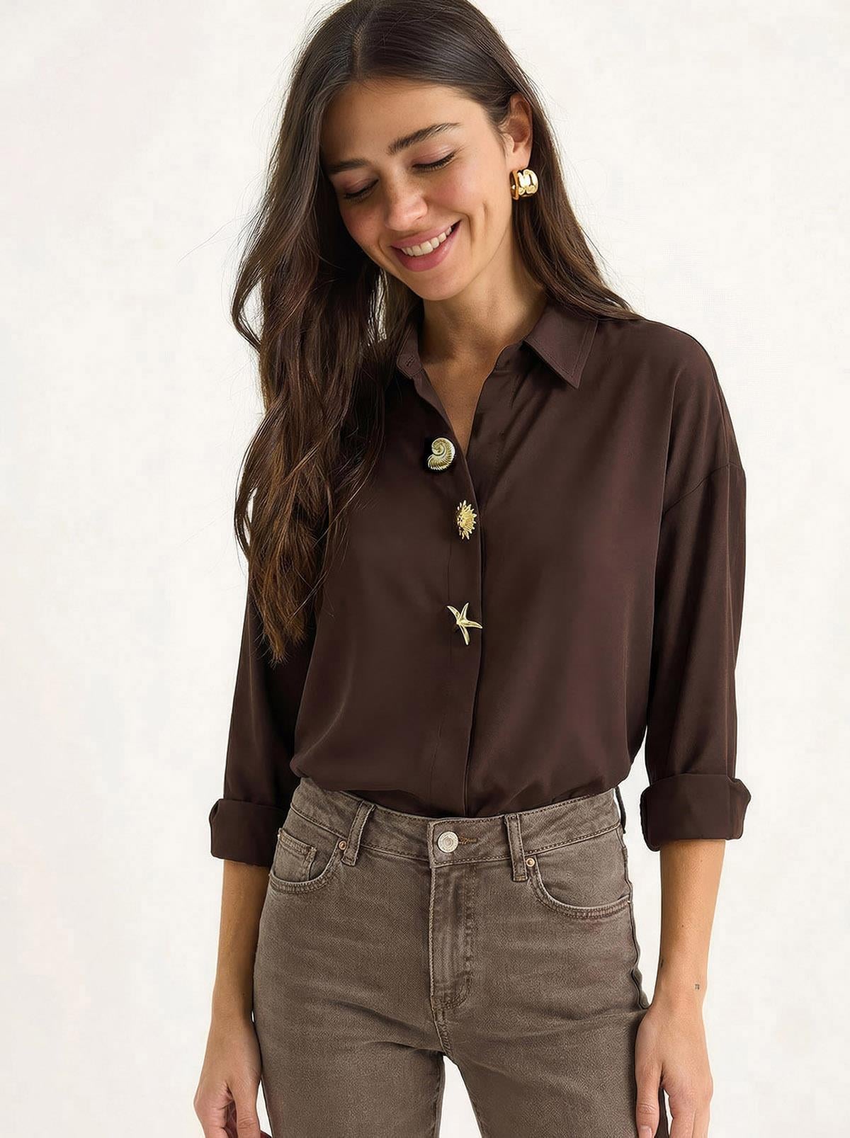 Women's Brown Shirt