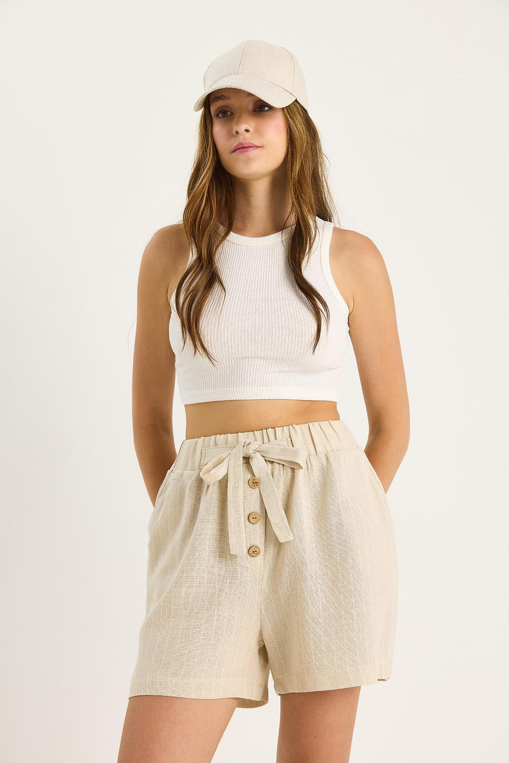 Beige‎ Shorts