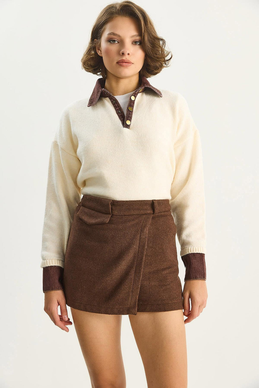 Brown‎ Shorts