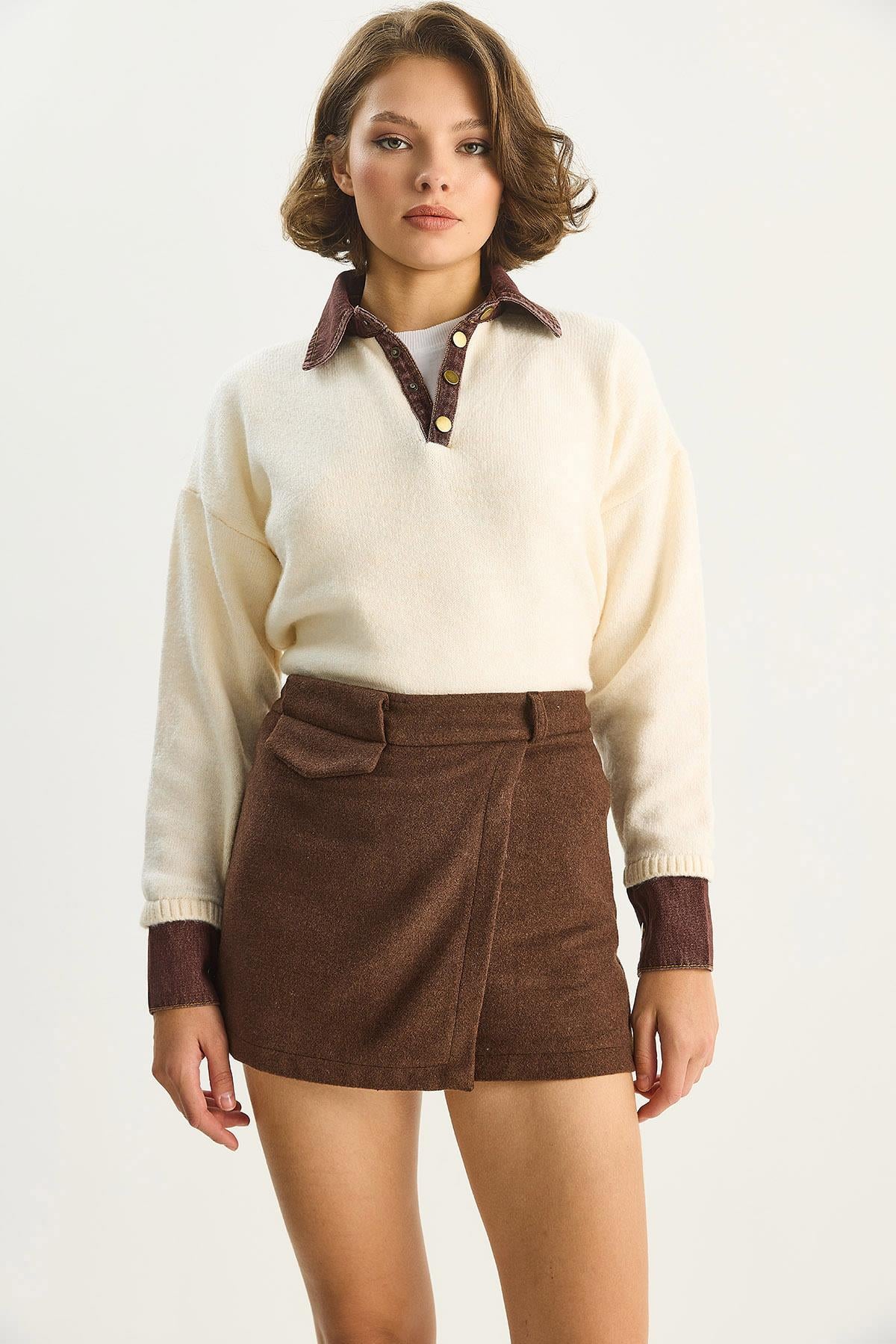 Brown‎ Shorts