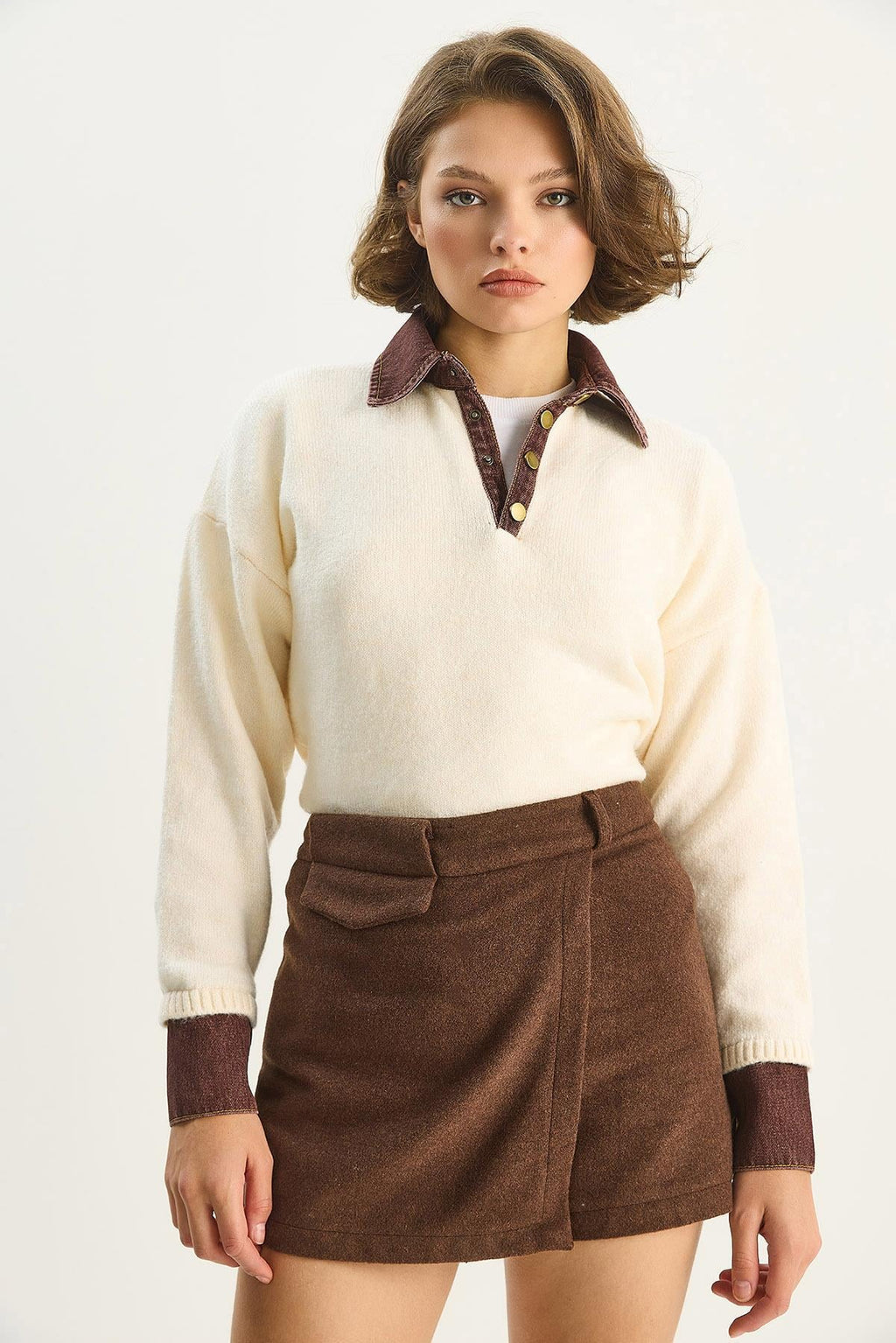 Brown‎ Shorts