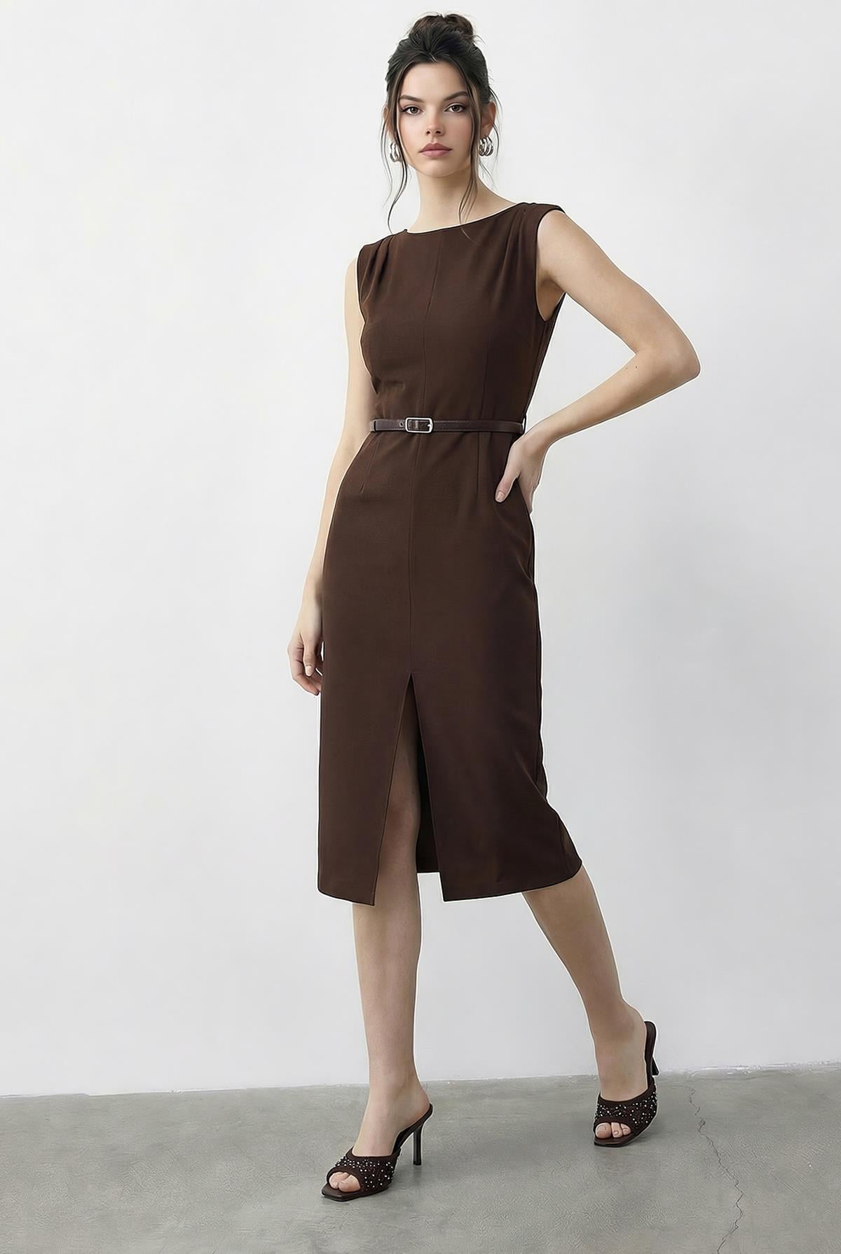 Women's Dark Brown Dress