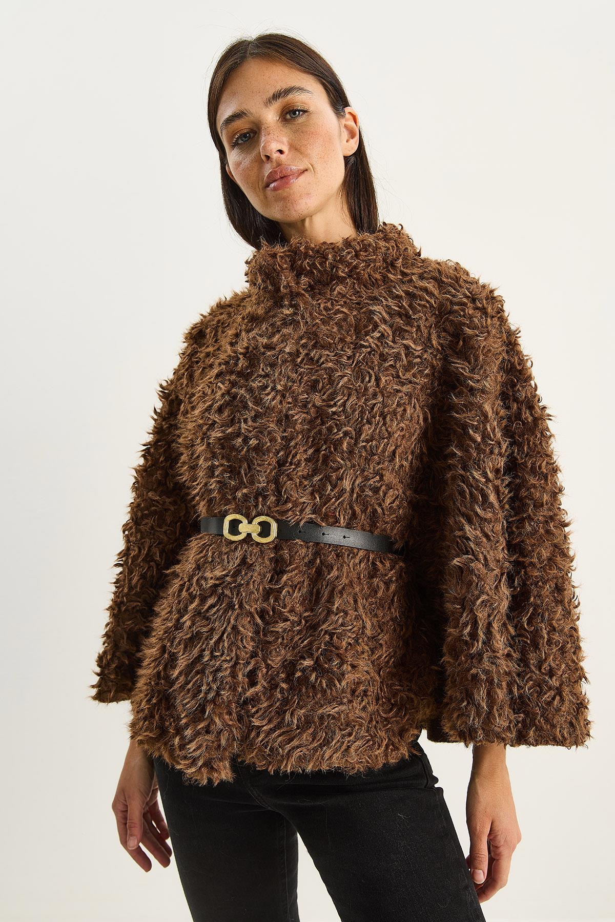 Brown‎ Poncho