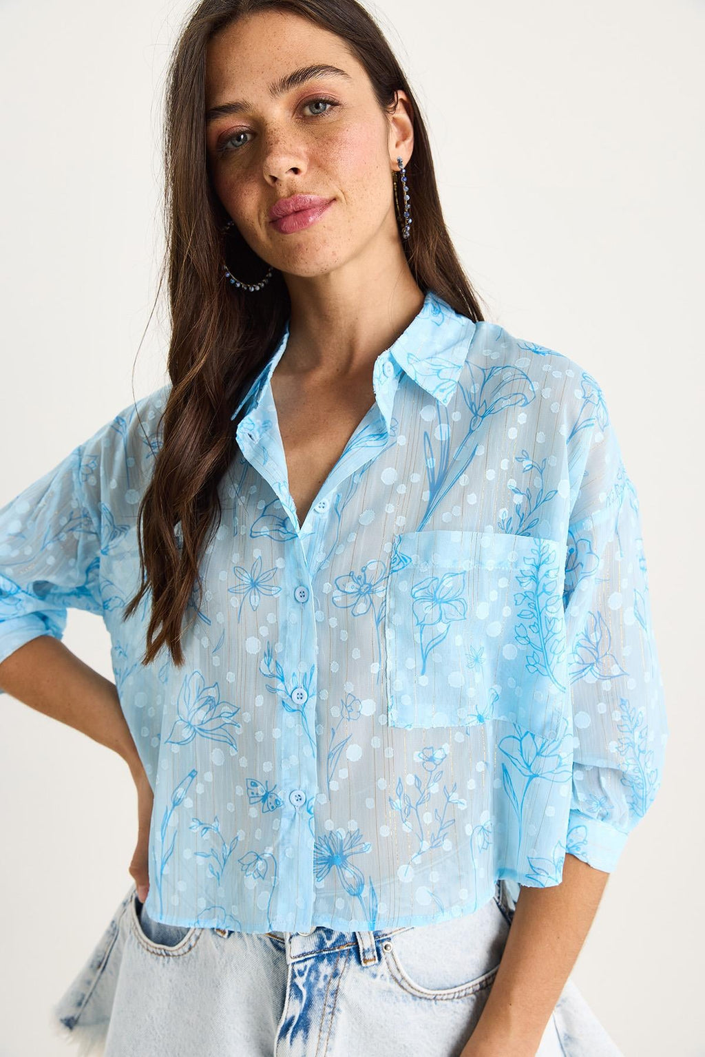 Blue‎ Shirt