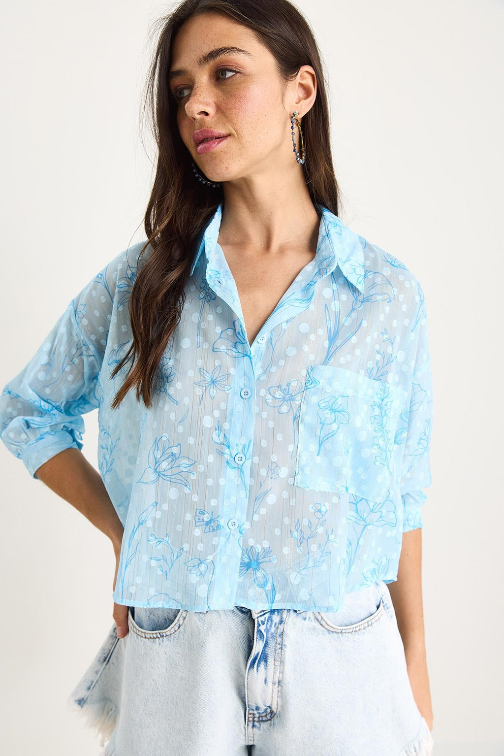 Blue‎ Shirt