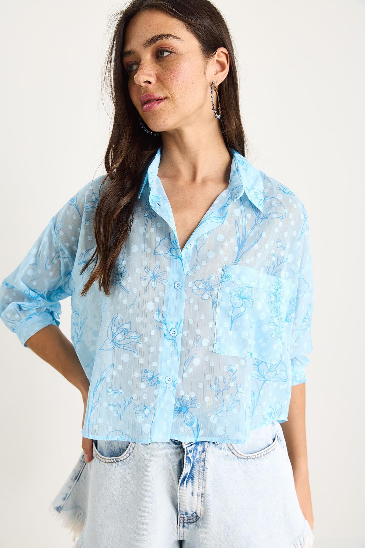 Blue‎ Shirt