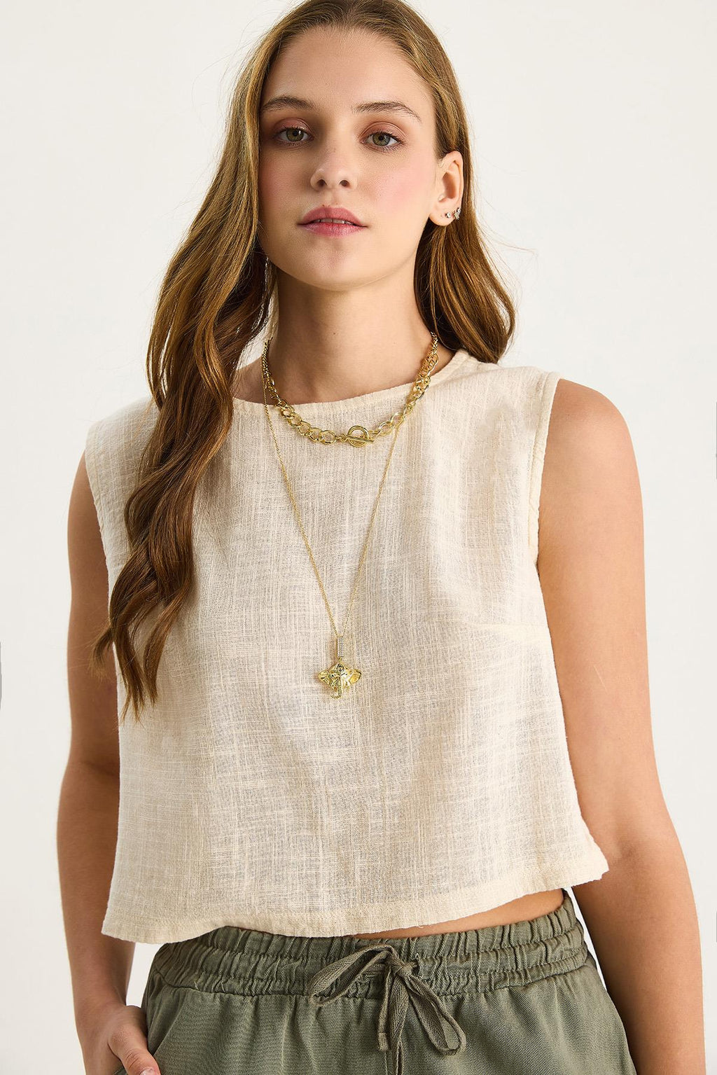 Cream‎ Blouse