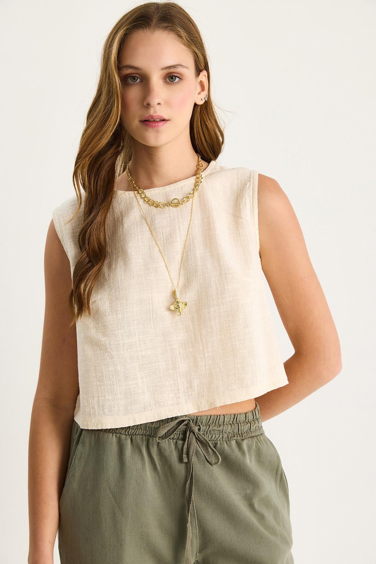 Cream‎ Blouse