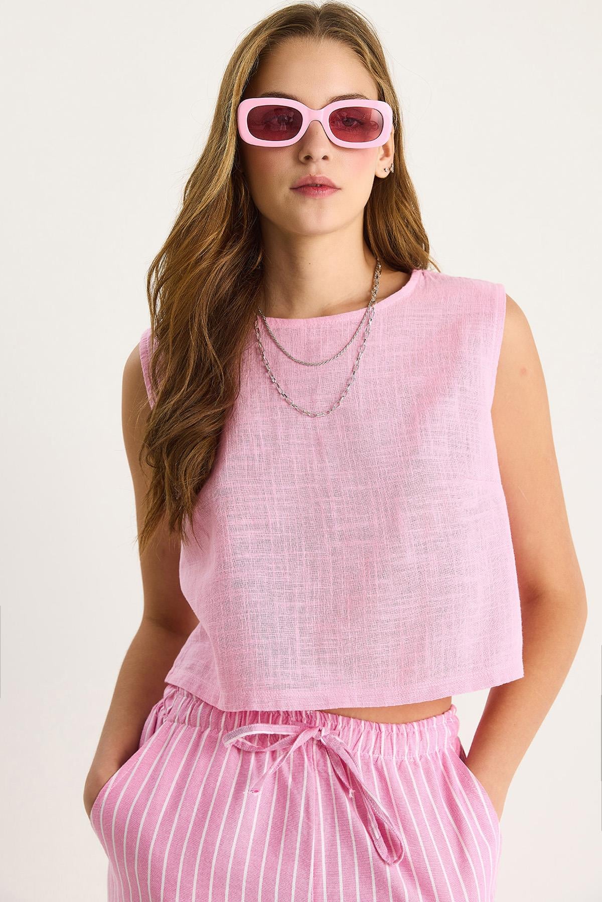 Pink‎ Blouse