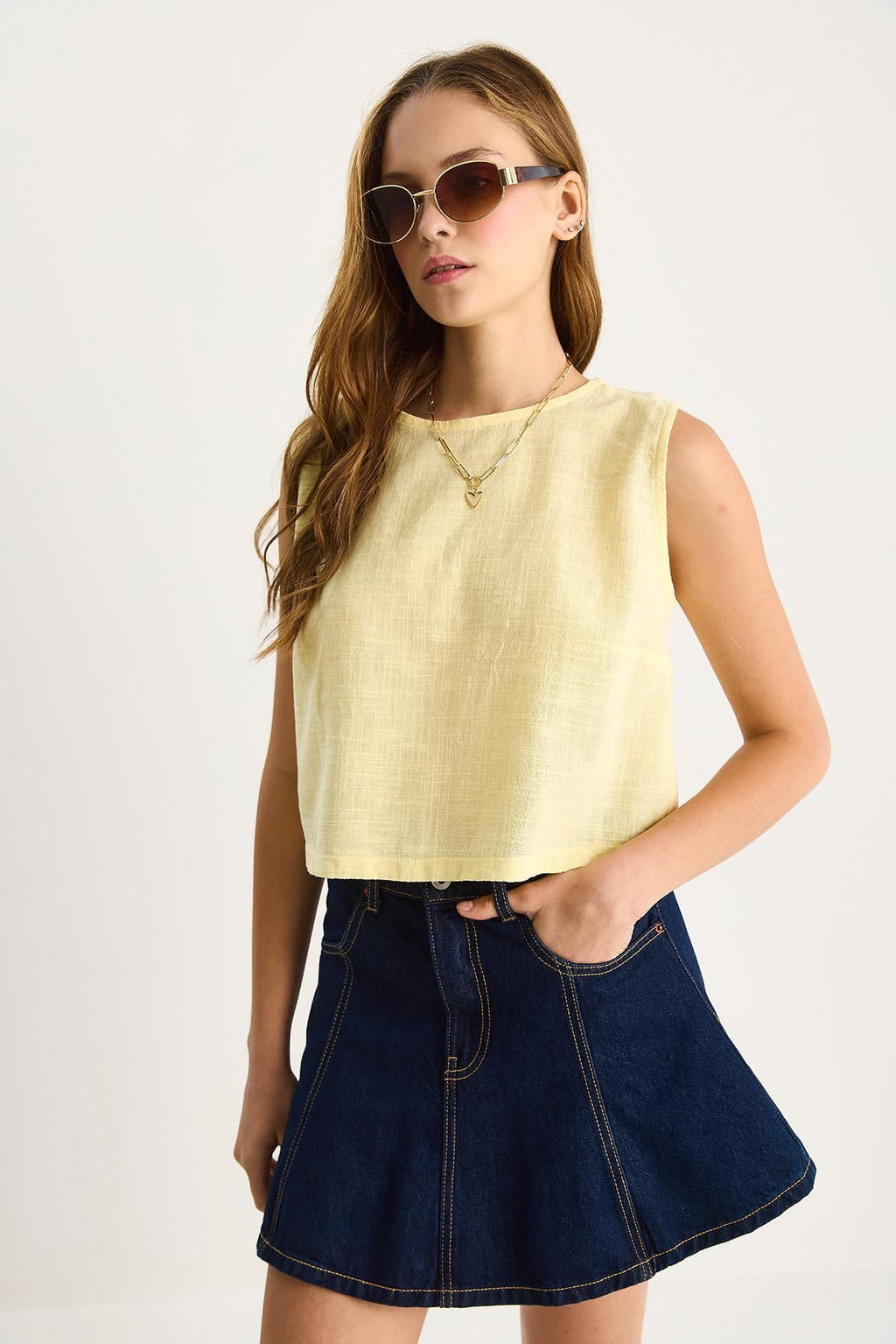 Yellow‎ Blouse