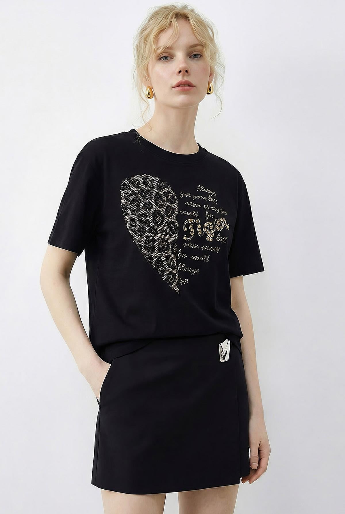 Women's Black T-Shirt