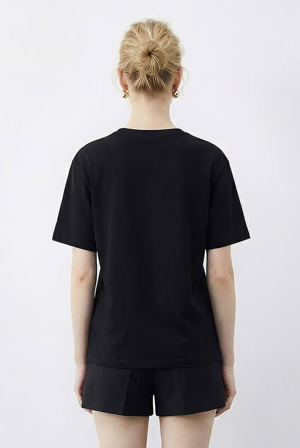 Women's Black T-Shirt