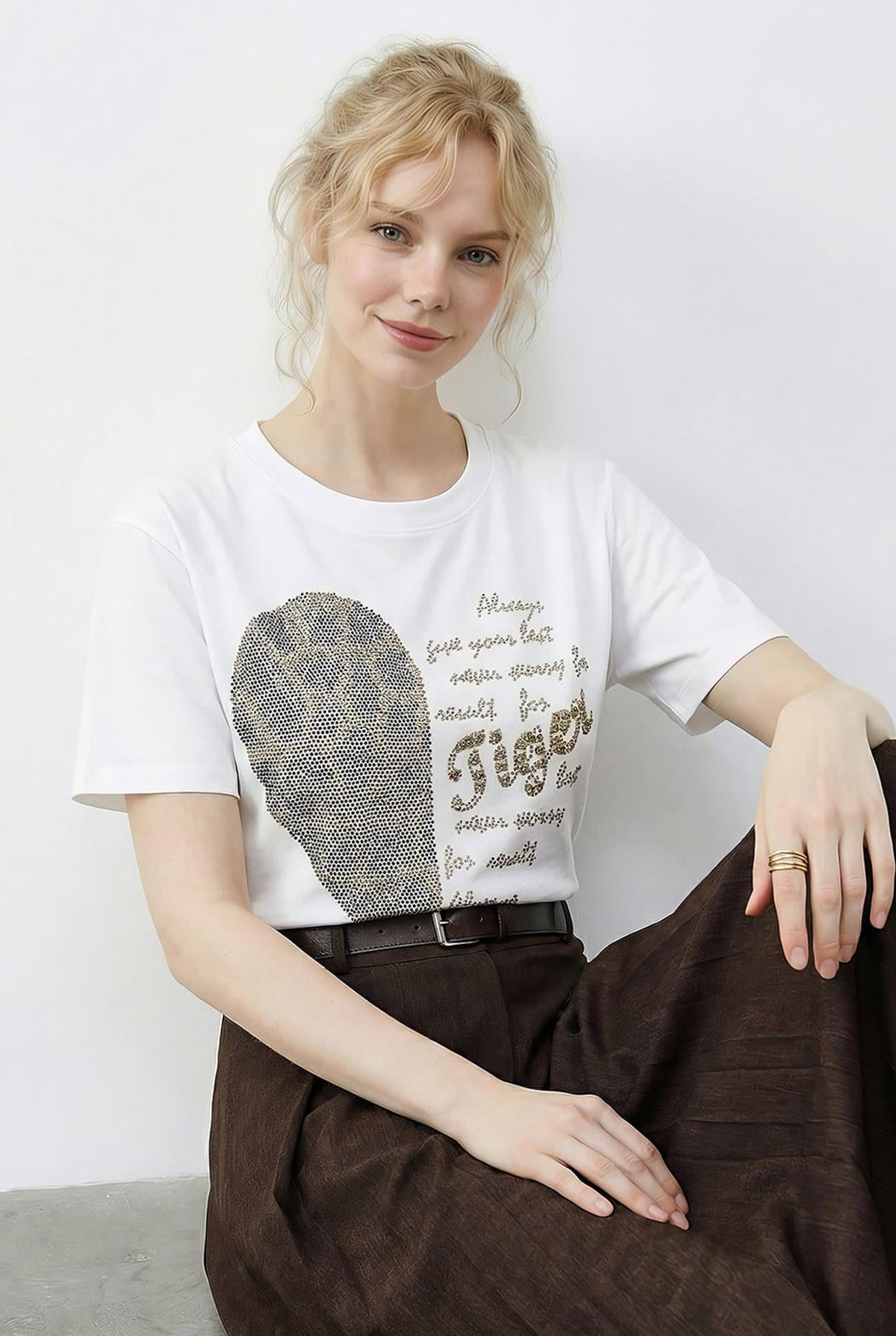 Women's White T-Shirt