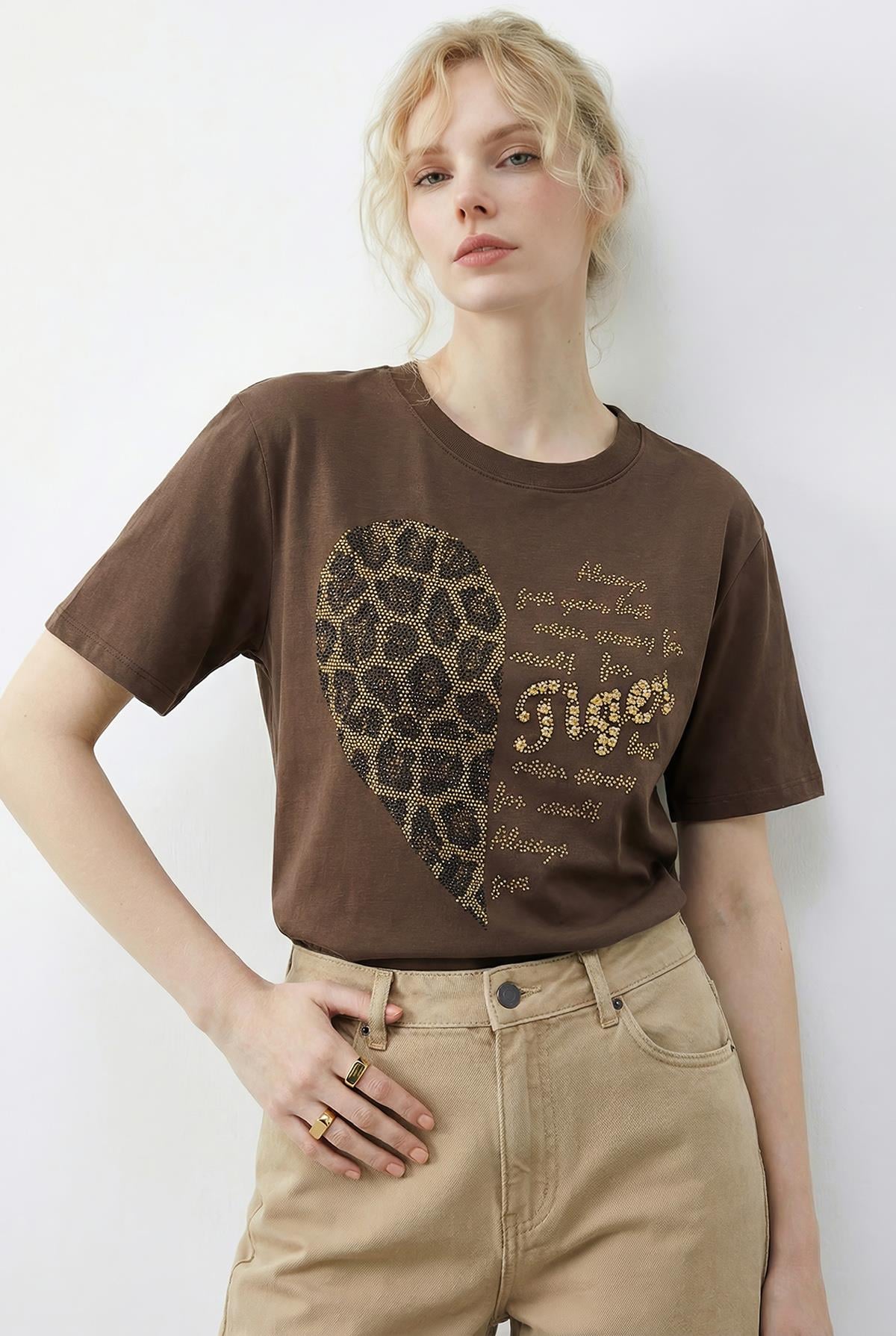 Women's Brown T-Shirt