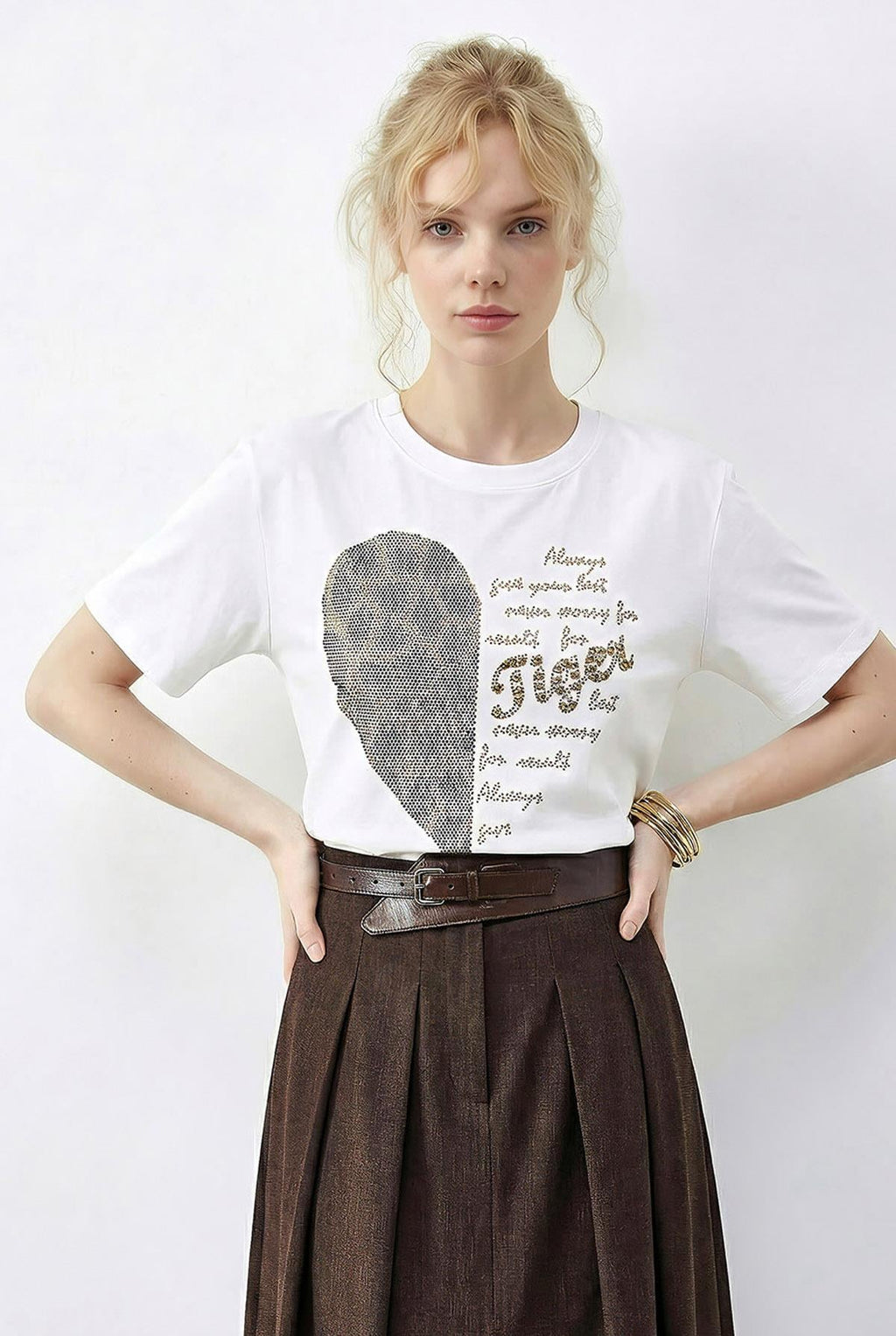 White T-Shirt - 57800