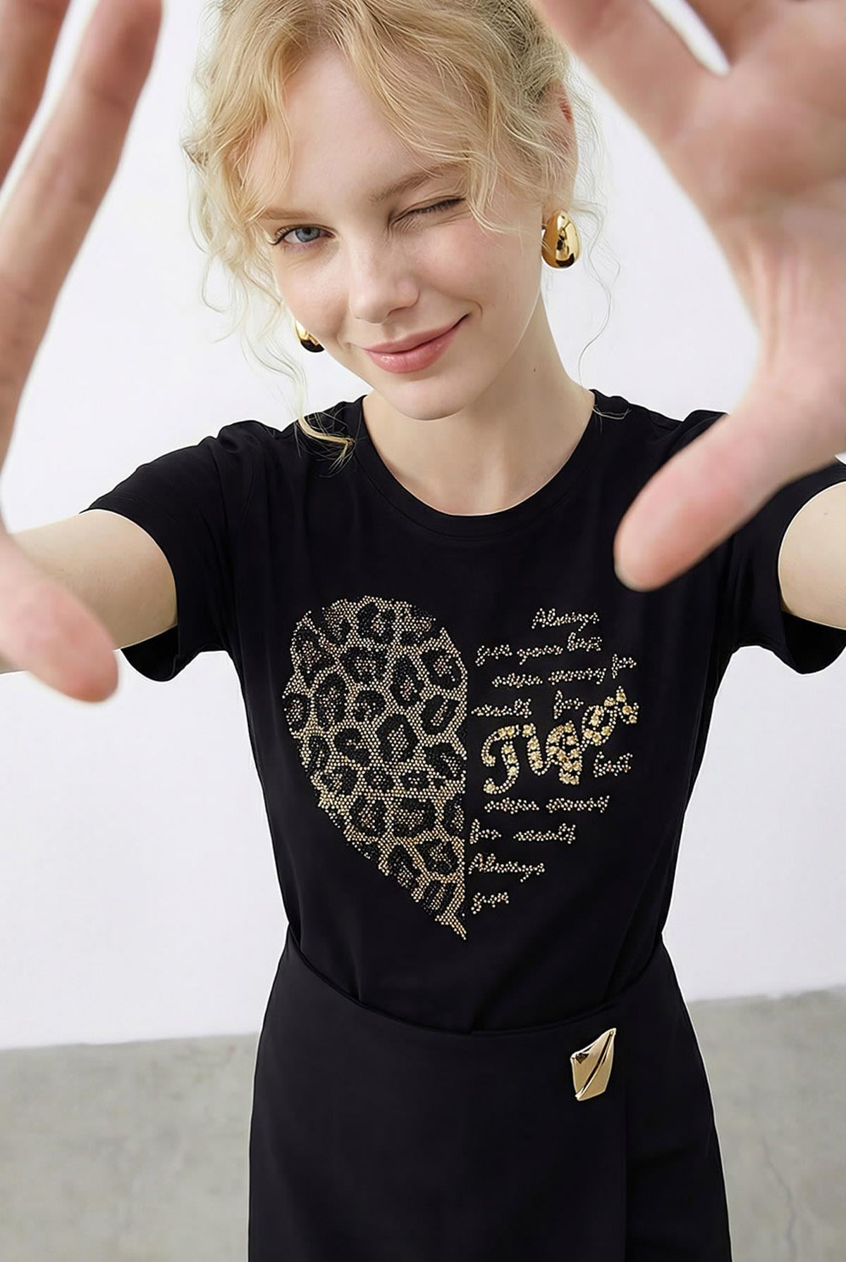 Women's Black T-Shirt