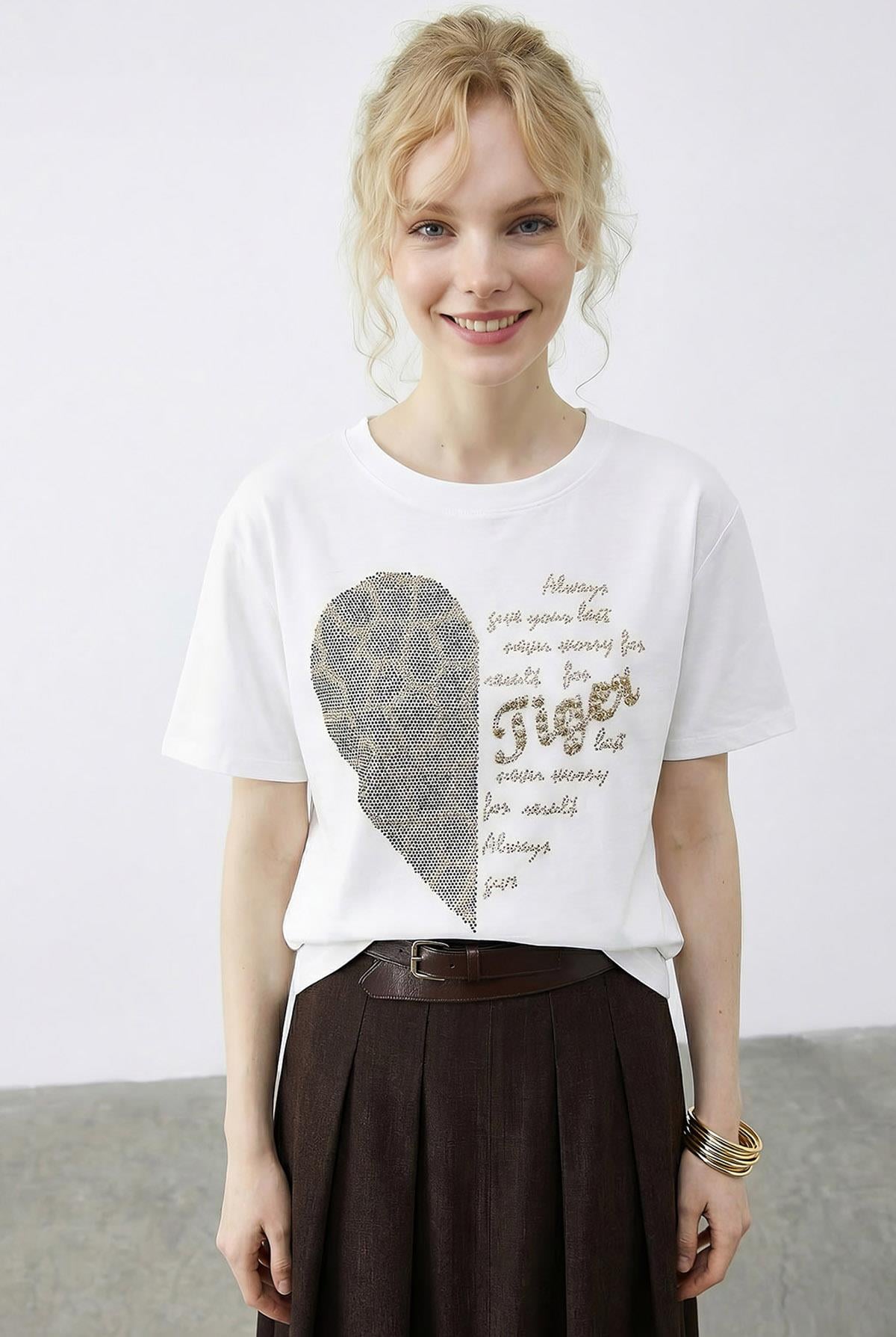 White T-Shirt - 57800