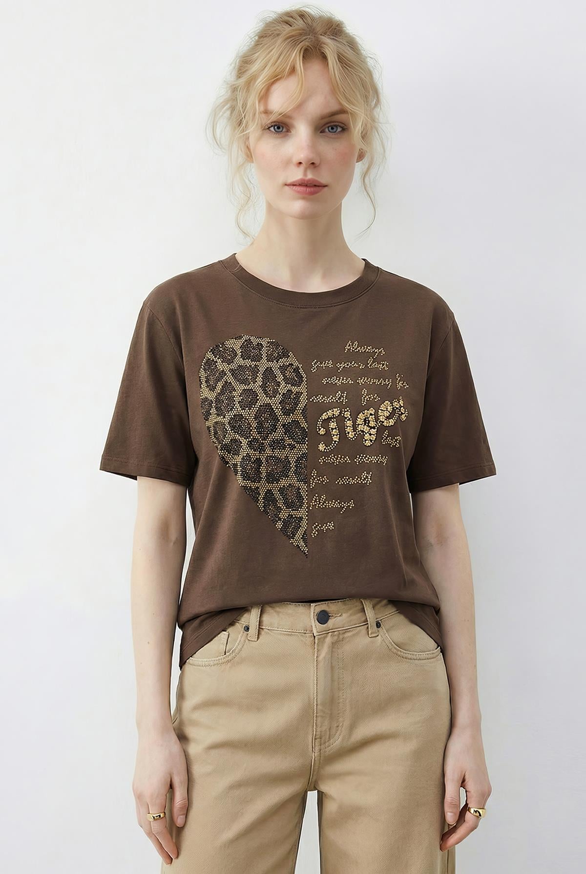 Women's Brown T-Shirt