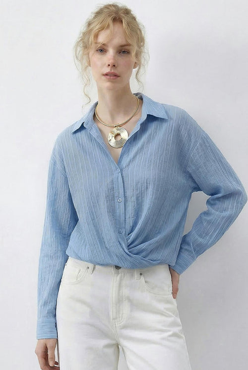 Baby Blue Shirt