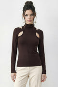 Dark Brown Blouse