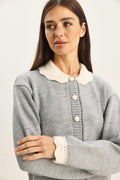 Grey‎ Cardigan