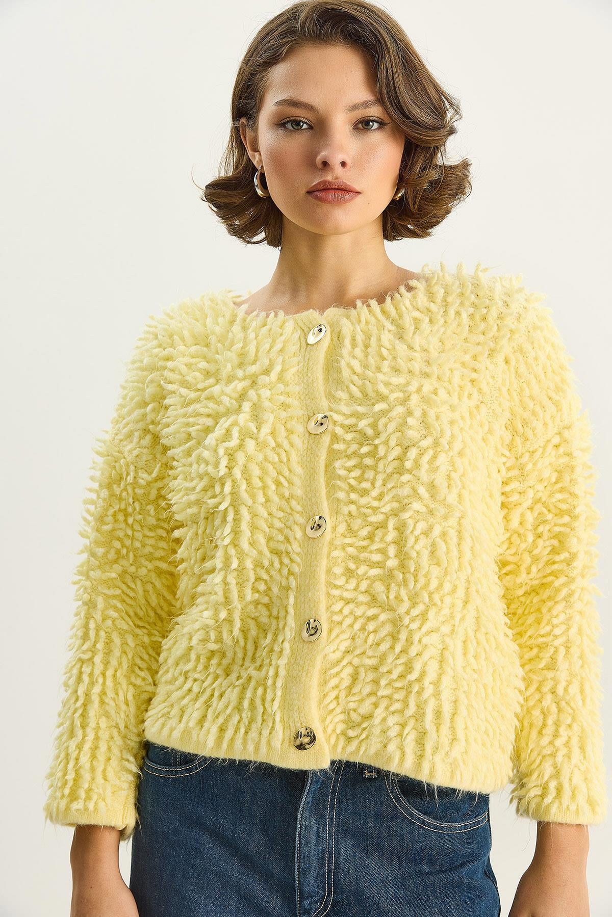 Yellow‎ Cardigan
