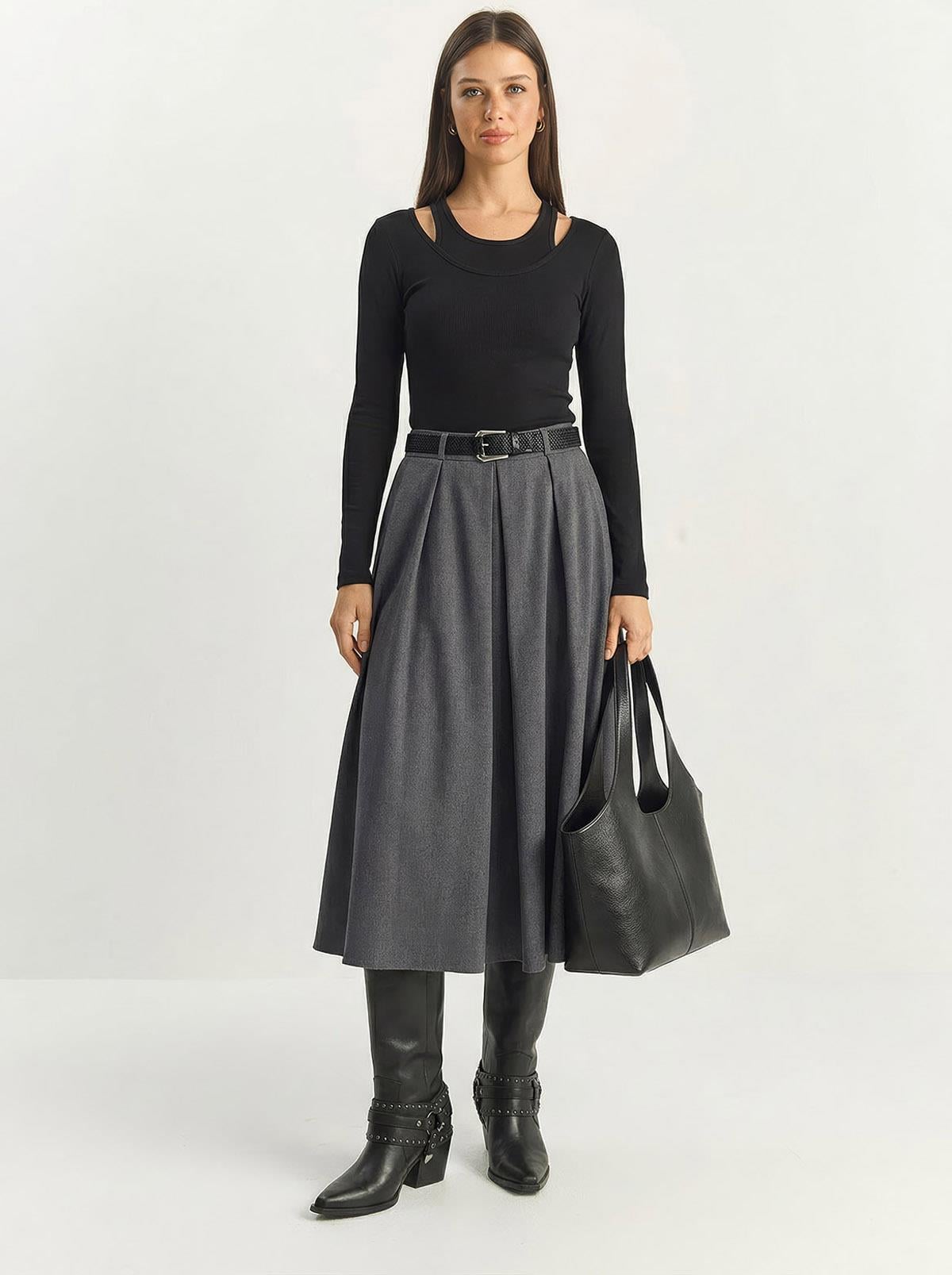 Women's Grey Skirt
