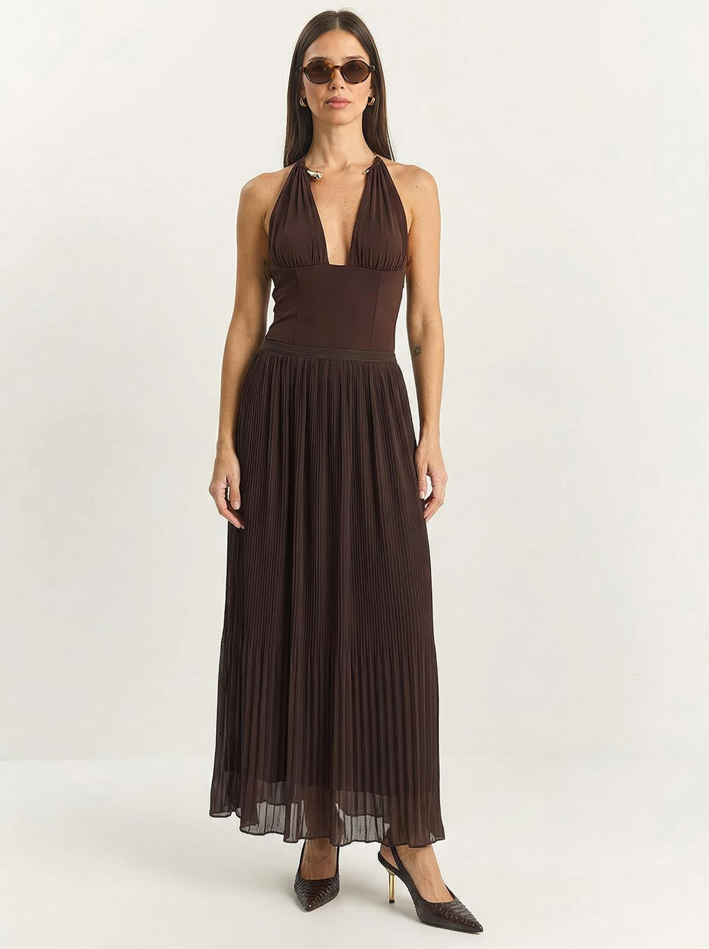 Brown Skirt - 57715