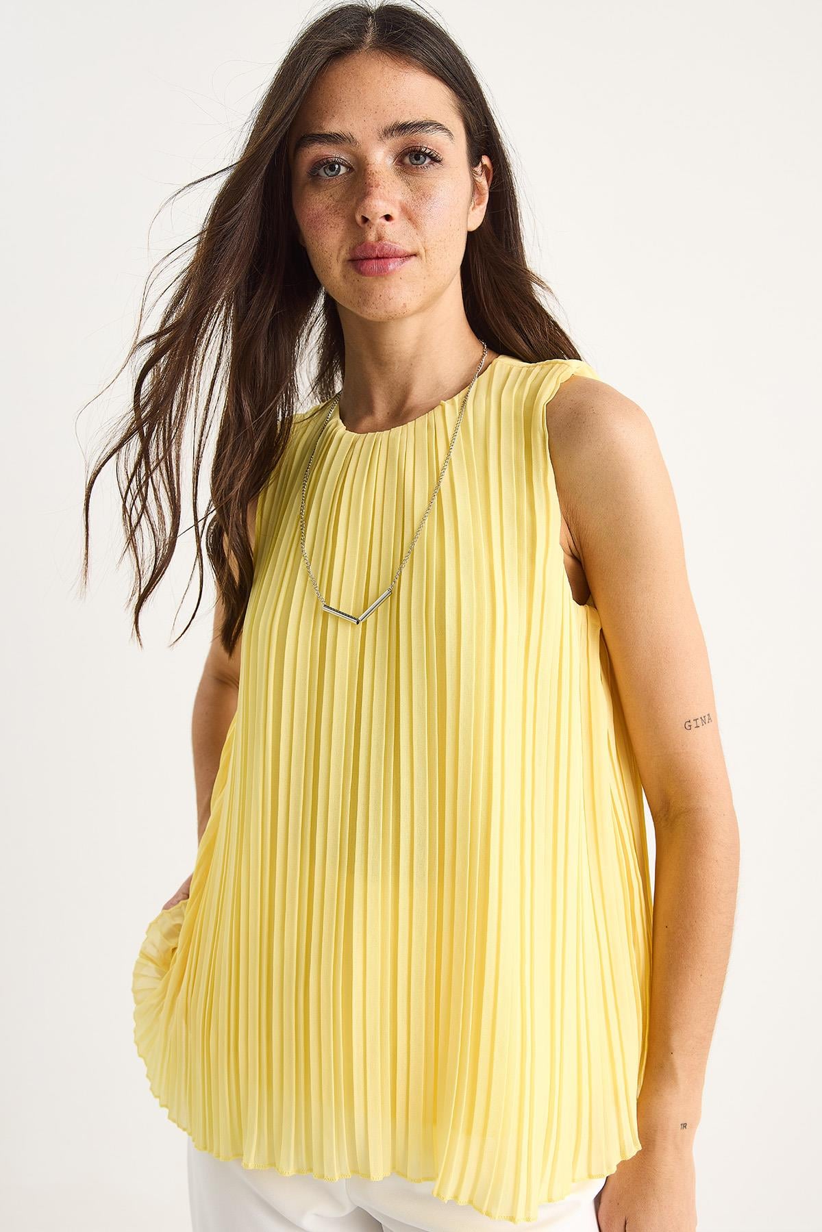 Yellow‎ Blouse - 42695