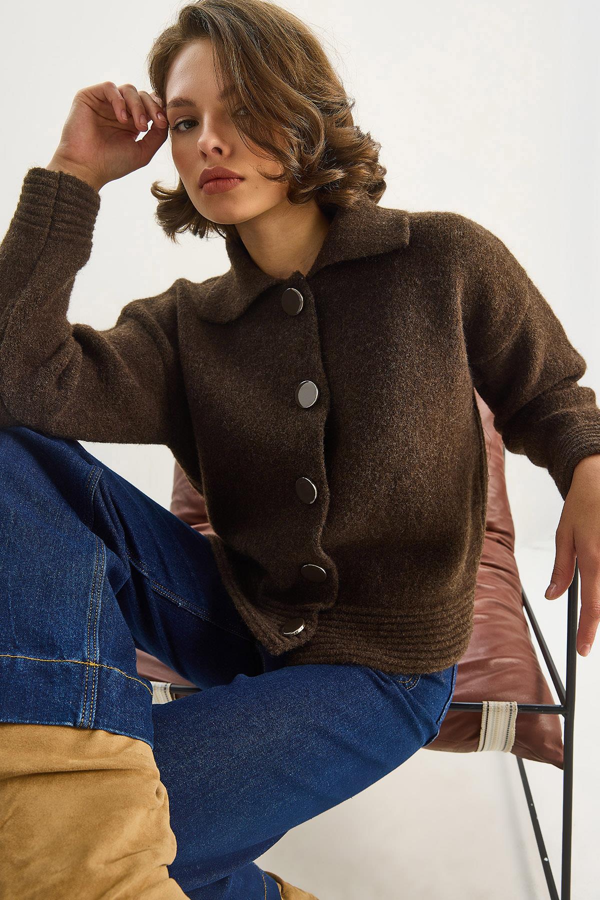 Brown‎ Cardigan