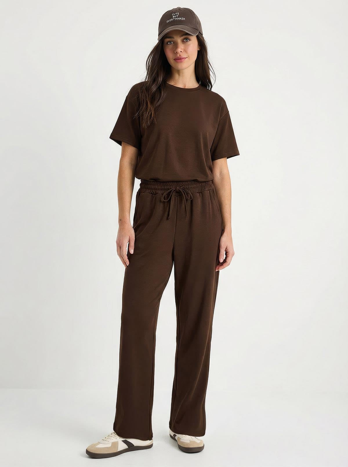 Women's Brown Outfit Set