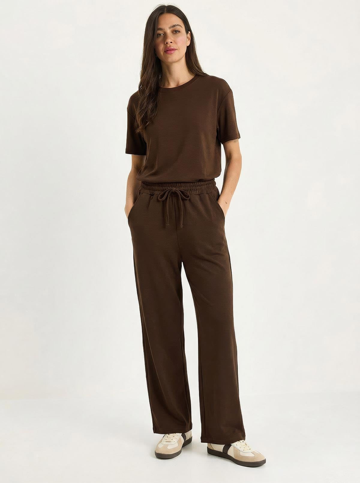Women's Brown Outfit Set