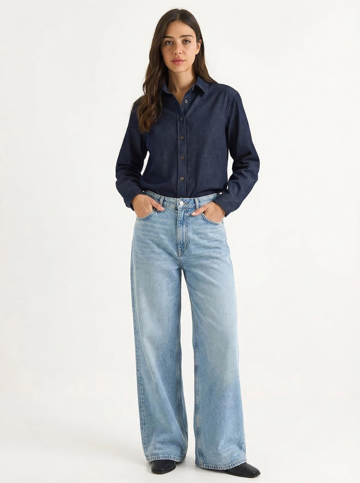 Women's Dark Blue Shirt