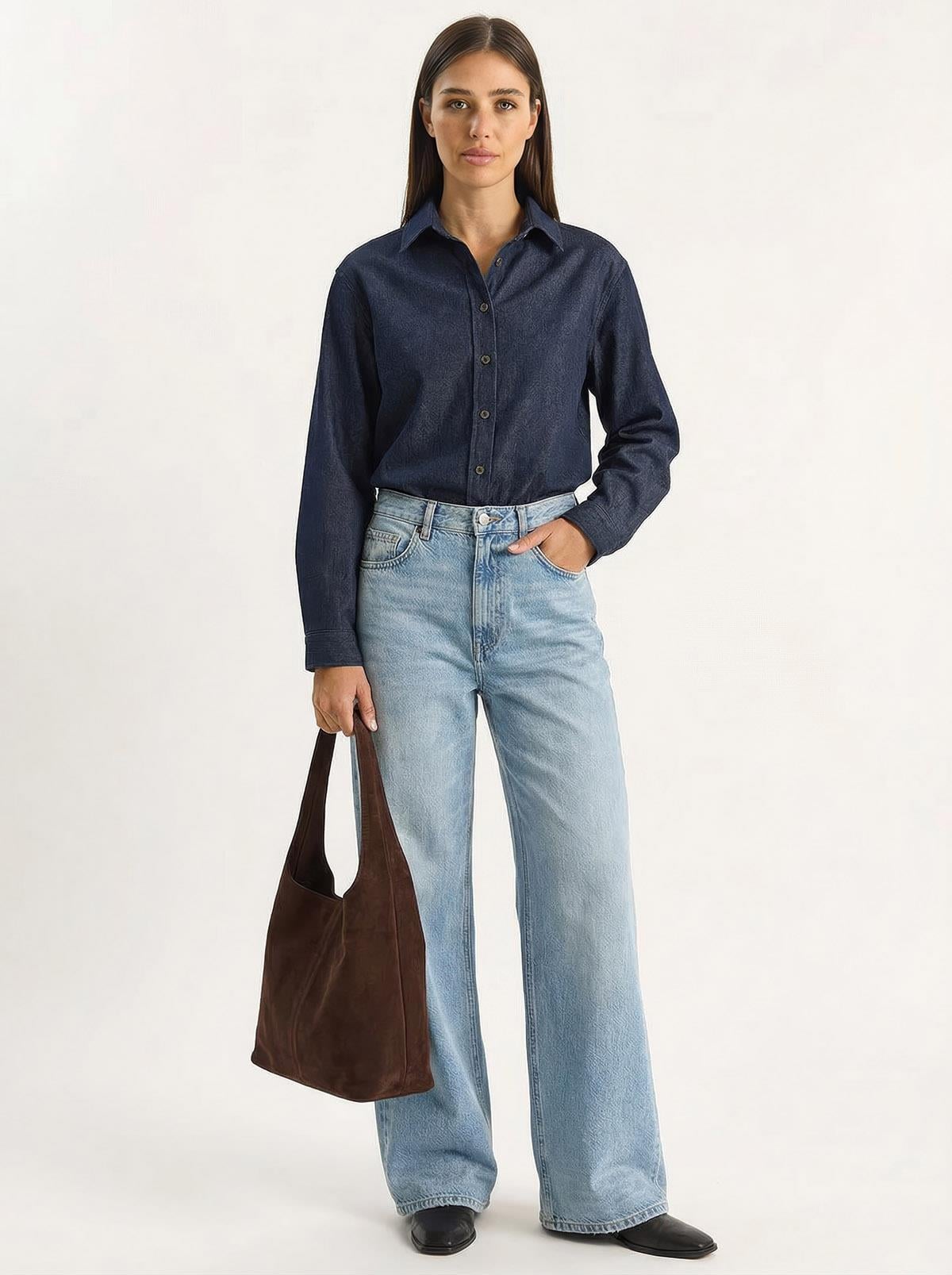 Women's Dark Blue Shirt