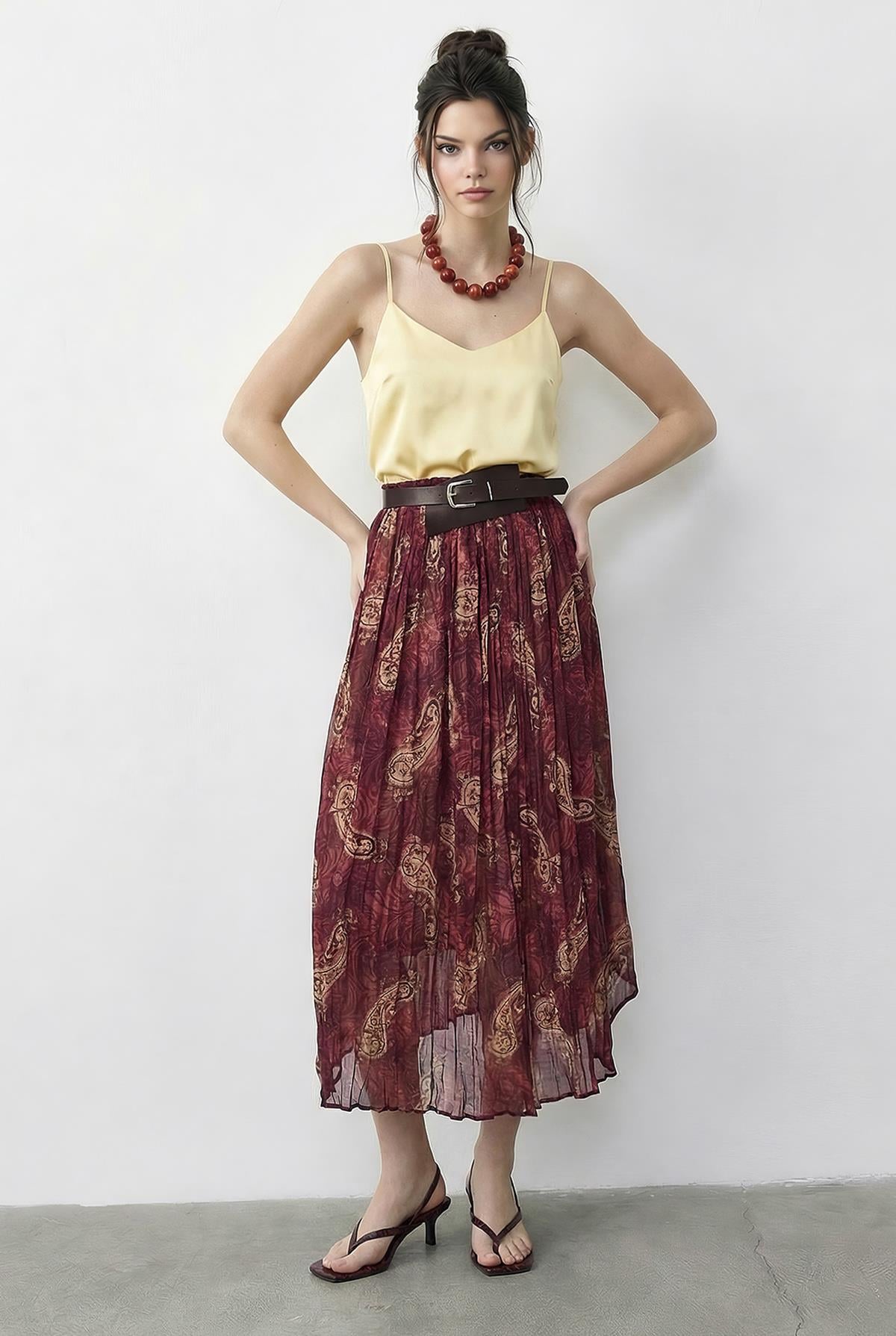 Women's Plum Skirt