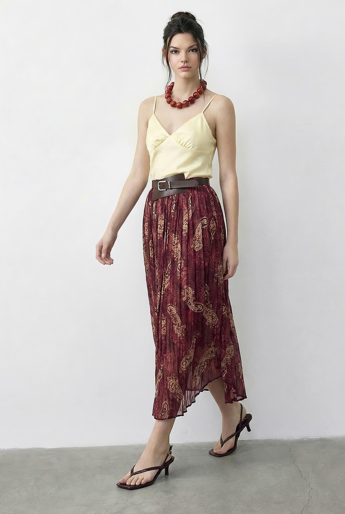 Women's Plum Skirt