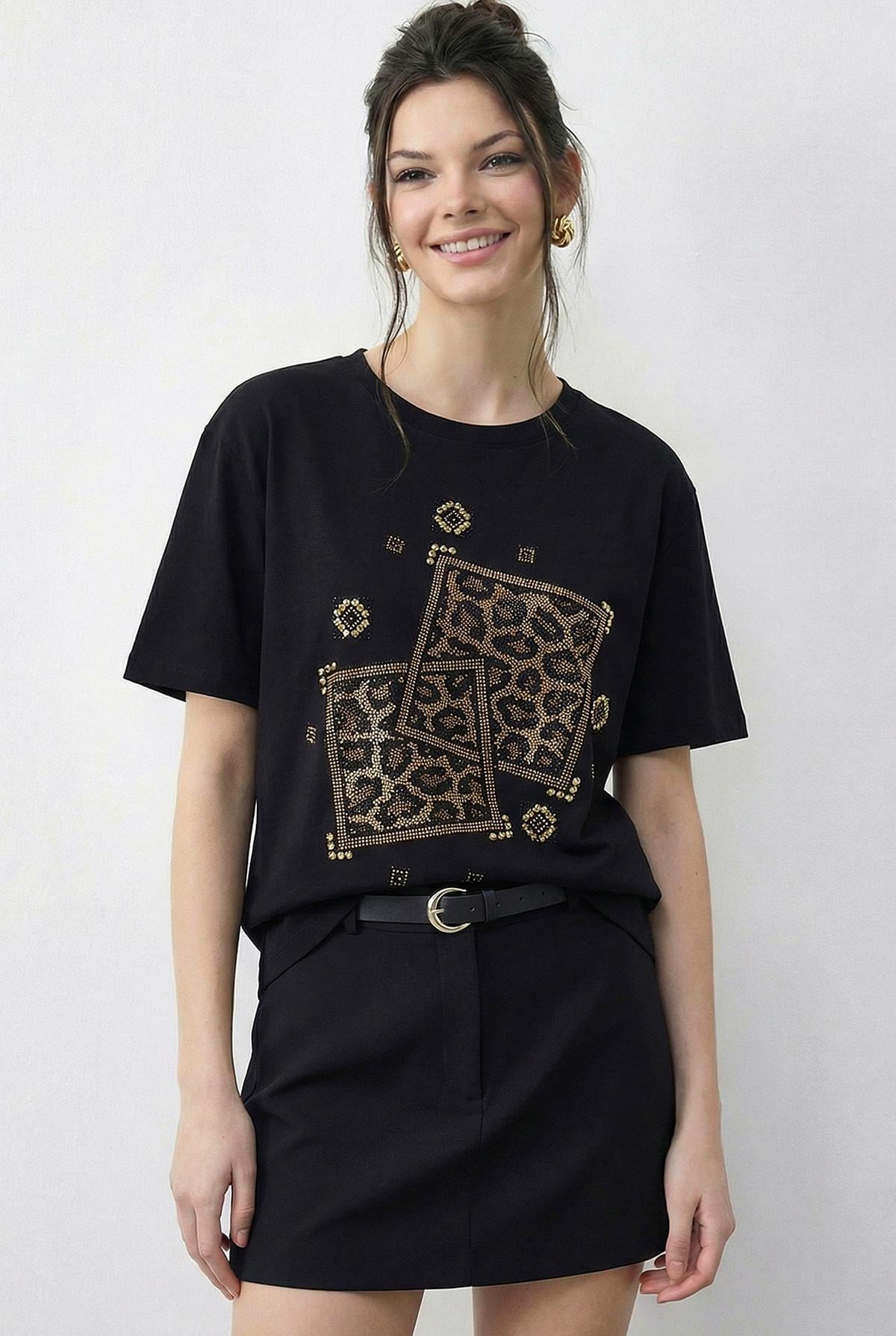 Women's Black T-Shirt