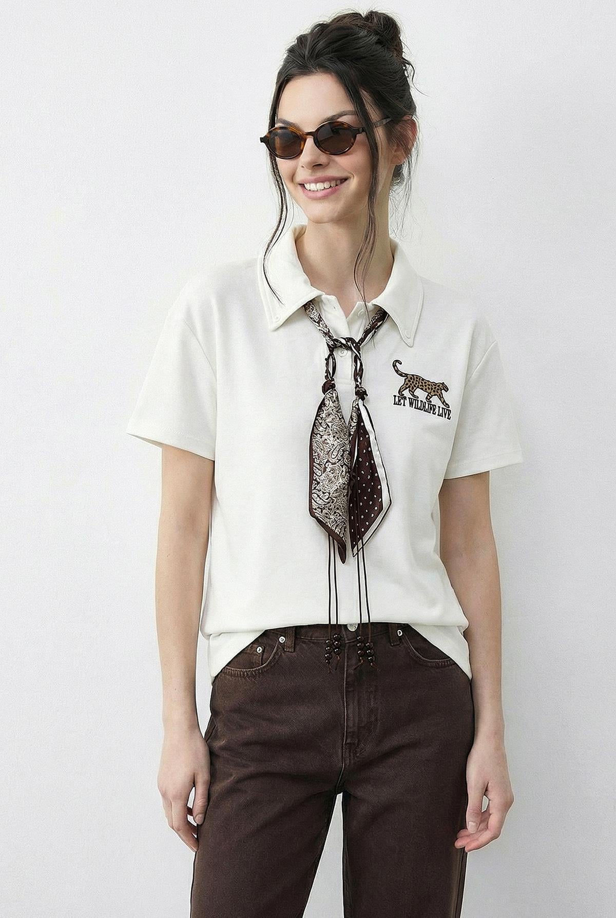 Women's White T-Shirt