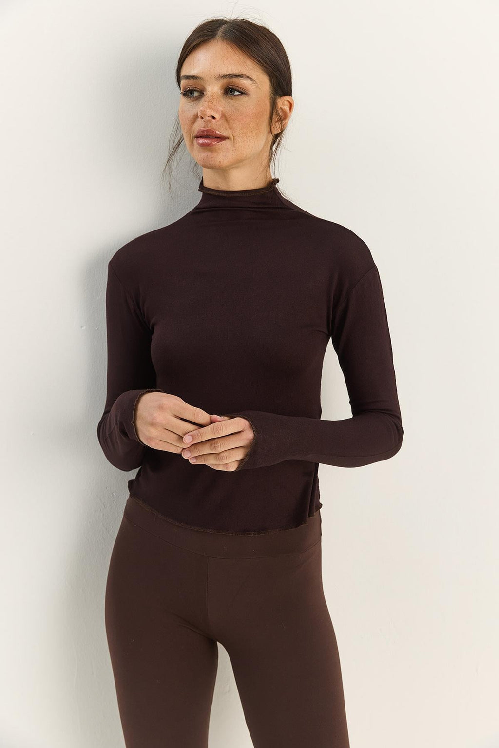 Brown‎ Blouse