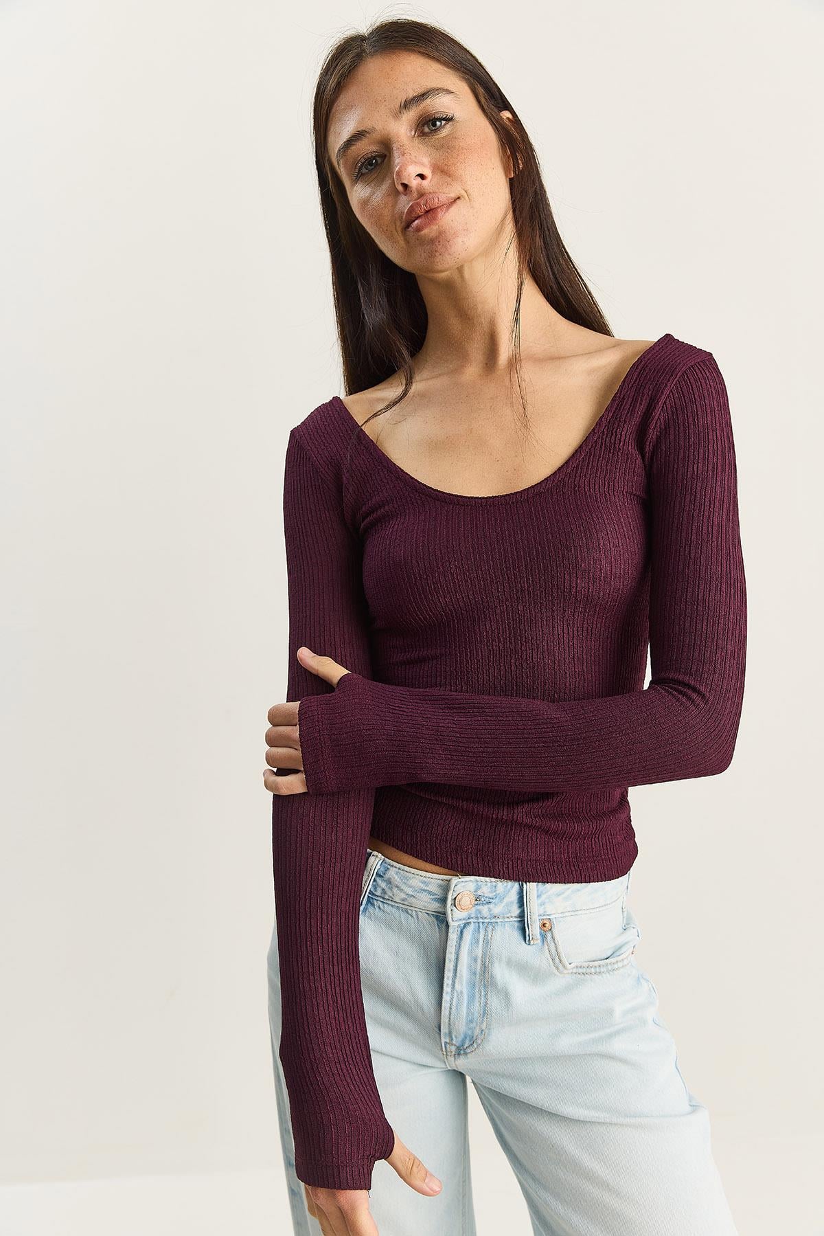 Purple‎ Blouse