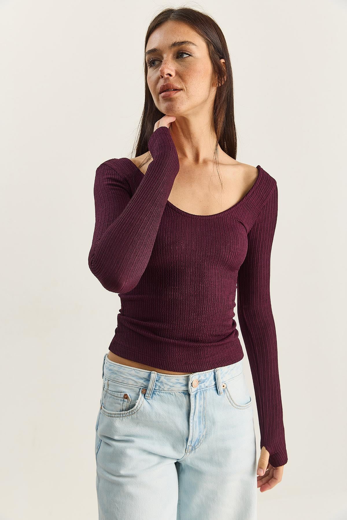 Purple‎ Blouse