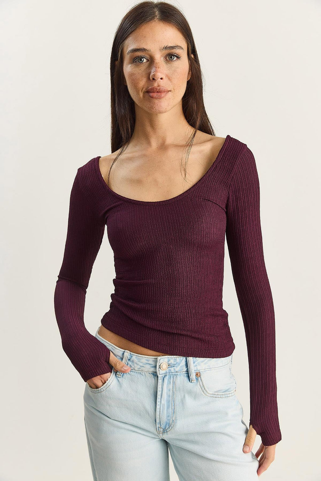 Purple‎ Blouse