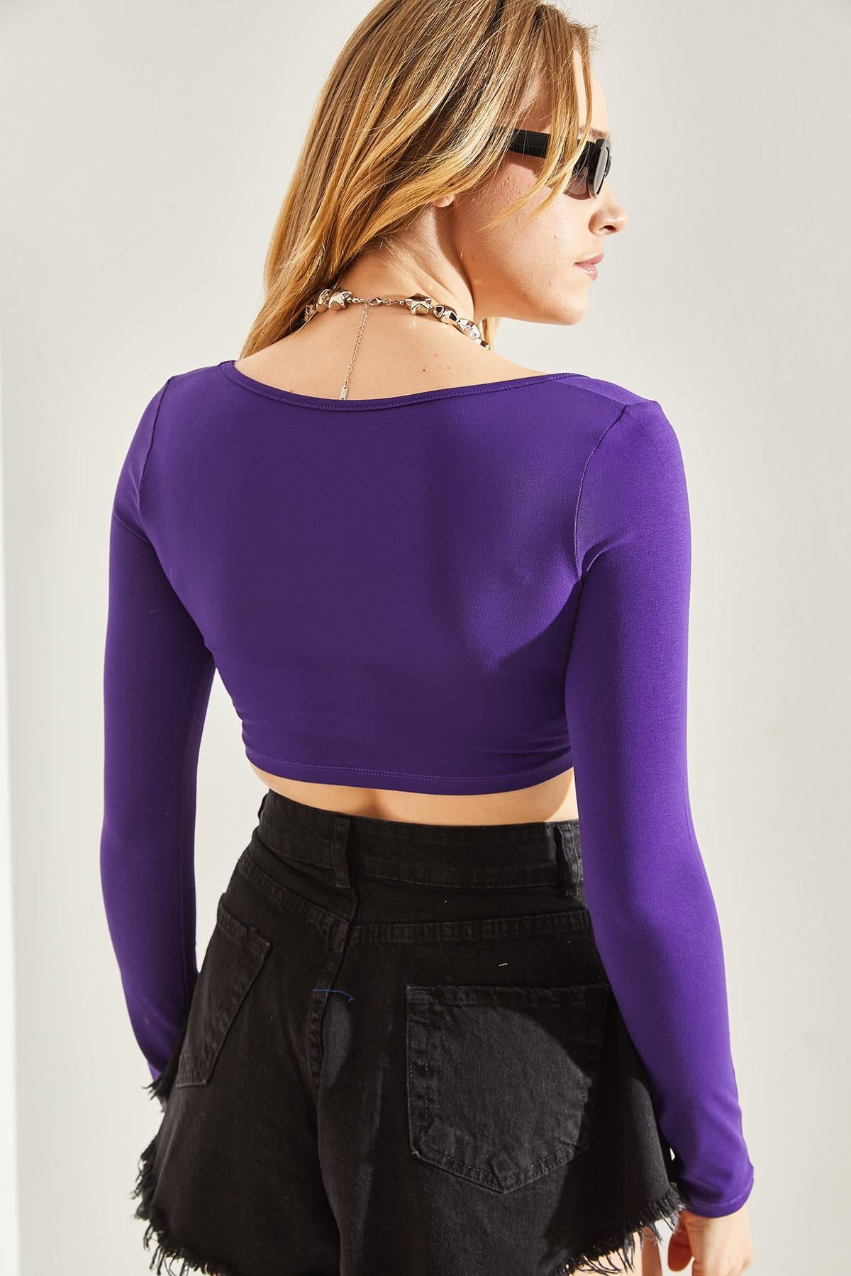 Purple‎ Blouse