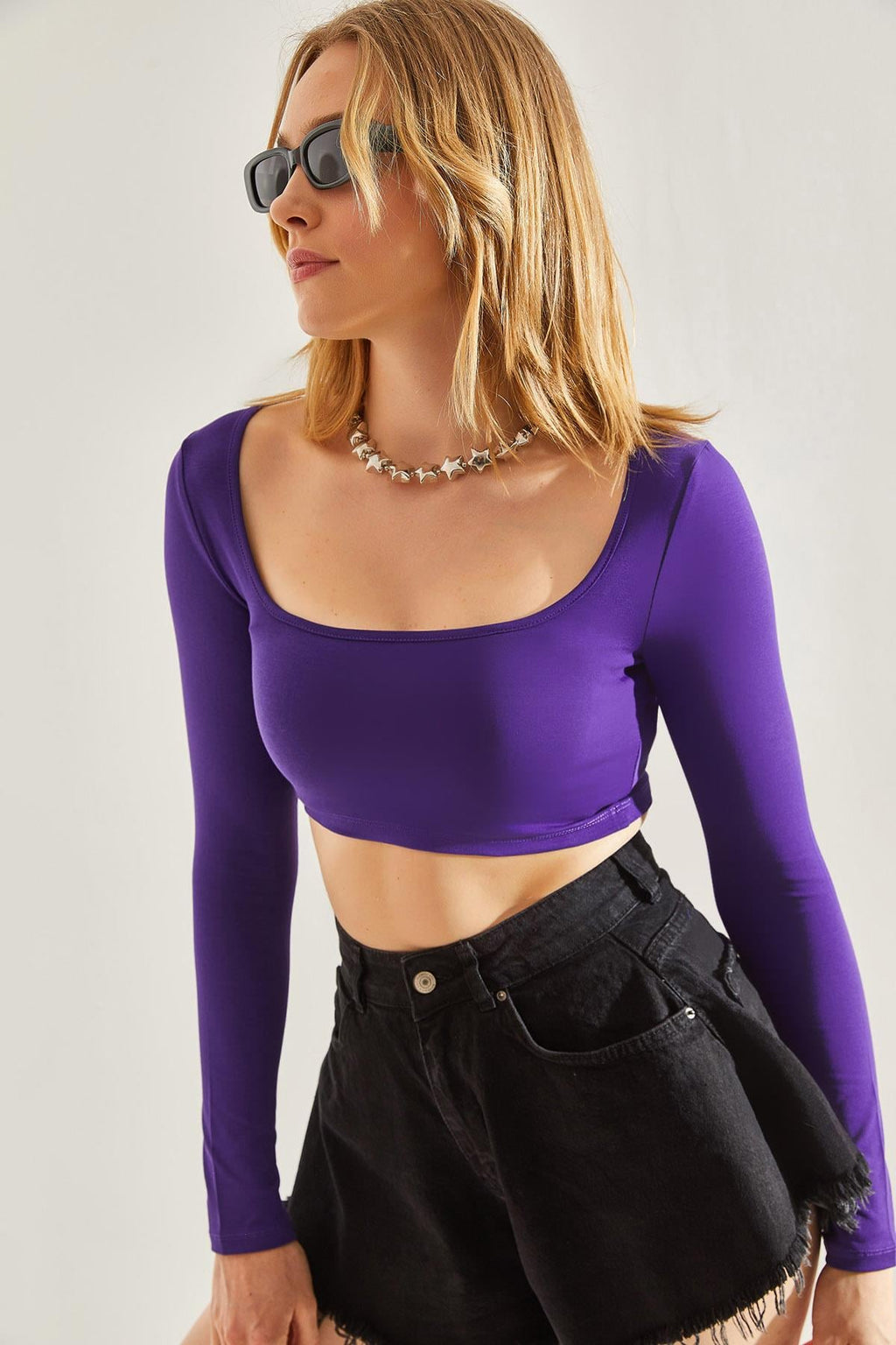 Purple‎ Blouse