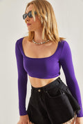 Purple‎ Blouse