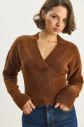 Brown‎ Sweater