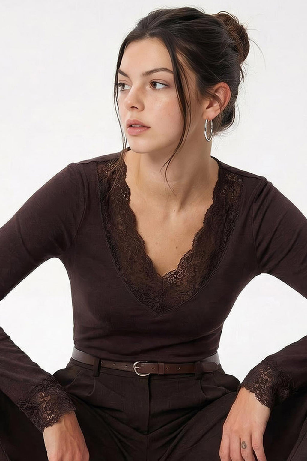 Brown Blouse