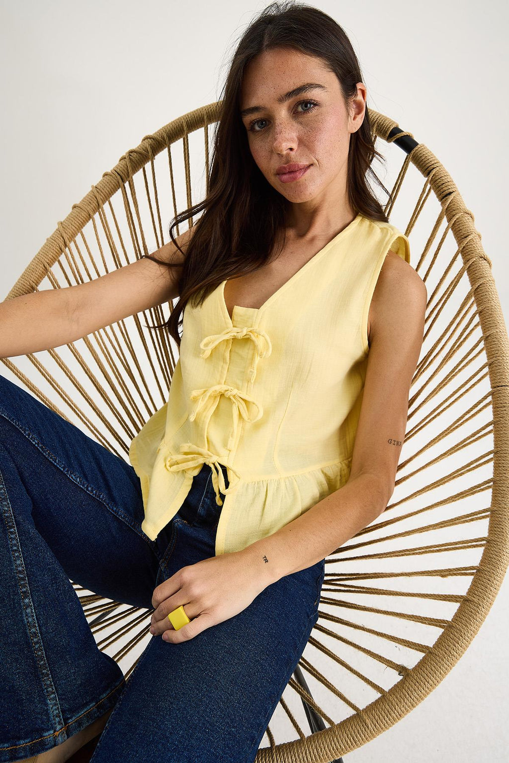 Yellow‎ Blouse